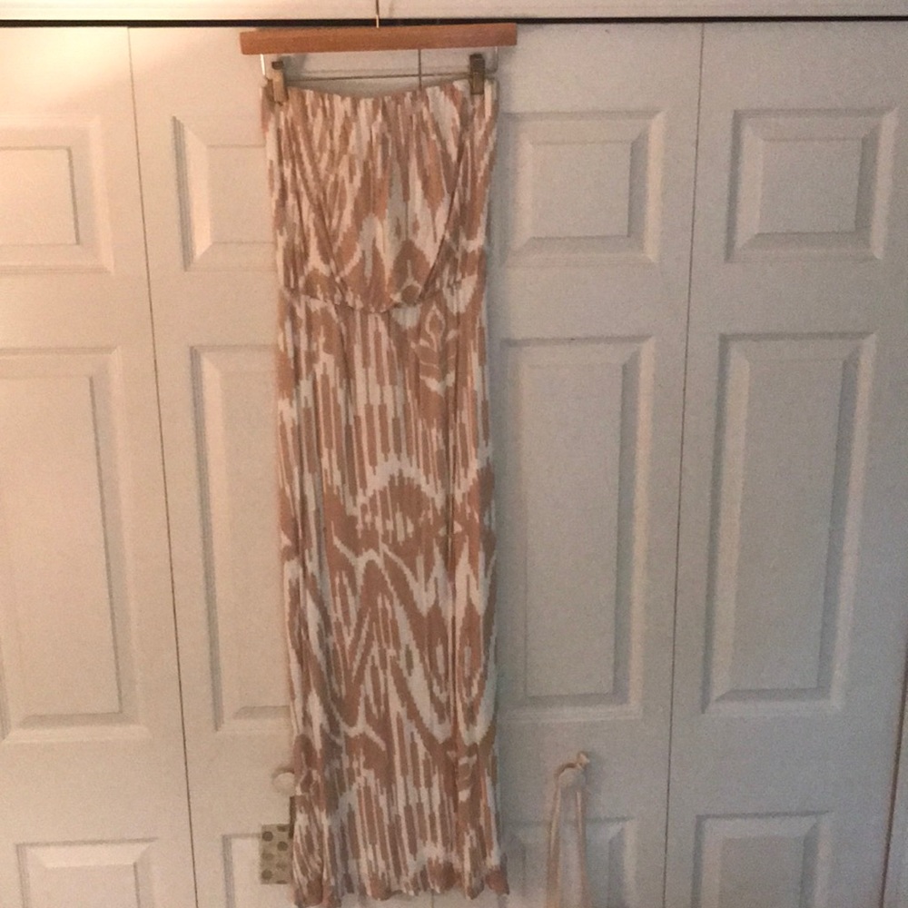 Turn off the shoulder maxi dress